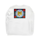 ゴルガクのグッズの猫猫猫猫（背面プリント） ロングスリーブTシャツの裏面