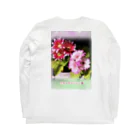 心華ショップの華に笑み Long Sleeve T-Shirt :back