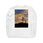 life photo goods shopの夕焼け ロングスリーブTシャツの裏面