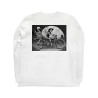 Skull sectionのドクロとバイク Long Sleeve T-Shirt :back