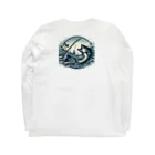 Chatarohの大漁の瞬間 Long Sleeve T-Shirt :back