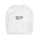 BRAIN ART RECORDSⒸの2023 A/W WEB SHOP limited Product Long Sleeve T-Shirt :back