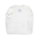 なっつ ふぁくとりーのゼンタングル　パンダ Long Sleeve T-Shirt :back