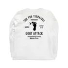 kg_shopの[★バック] GOUT ATTACK (文字ブラック) ロングスリーブTシャツの裏面