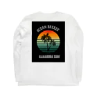 SHONAN-HIROTANのOCEAN BREAZE KAMAKURA SURF Long Sleeve T-Shirt :back