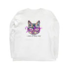 リモデザインスタジオの現実創造ネコ｜Limo design studio Long Sleeve T-Shirt :back