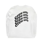 crew wantedのcrew wanted ロングスリーブTシャツの裏面