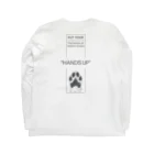 WOLTEの狼ハンド "テを上げろ” Long Sleeve T-Shirt :back