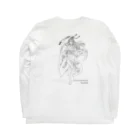 Usagi-aiの日本の女神様　天鈿女命 Long Sleeve T-Shirt :back