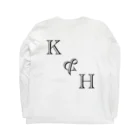 K&H official StoreのK&H ロングTシャツ ロングスリーブTシャツの裏面