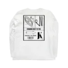 muni ムニのGOLDEN Maknae Long Sleeve T-Shirt :back