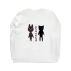 ウサネコ38の🐰USAneko🐱 ロングスリーブTシャツの裏面