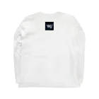 Y m @Y's shopの猫とチューリップ Long Sleeve T-Shirt :back