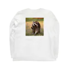 Raccoon Cool PlanetのRaccoon Cool Planet Long Sleeve T-Shirt :back