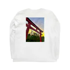 kayuuの夕陽に映える紅色の鳥居 Long Sleeve T-Shirt :back