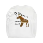 Tolの馬と鹿を合体させたやつ Long Sleeve T-Shirt :back