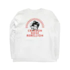 CHIBE86のCrimson Rose Rebellion Long Sleeve T-Shirt :back