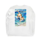 風香る日向の#愛猫親バカ部 Long Sleeve T-Shirt :back