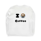 BIMAMECOFFEEのI♡coffee Long Sleeve T-Shirt :back