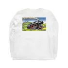 鉄道サークルNGO　レールの響きオリジナルズのSuper Express 峠SLVer Long Sleeve T-Shirt :back