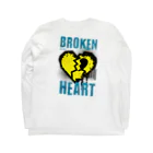 HappyFaceMarketの2012年から失恋してます Broken Heart ロングスリーブTシャツの裏面