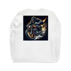 tetori91のバイクゴリラ Long Sleeve T-Shirt :back