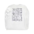 がーるずしょっぷの医療機器 チャコール Long Sleeve T-Shirt :back