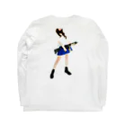 PPPRのgrumble gun girl  Long Sleeve T-Shirt :back