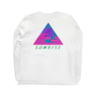 コ八ルのSUNRISE Long Sleeve T-Shirt :back