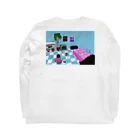 SCARLET  CLOTHESの蒸気波1990s Long Sleeve T-Shirt :back