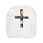 cuuyabowの国芳写楽歌麿北斎クロス Long Sleeve T-Shirt :back