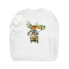 ねこぜや のROBOBO「ミッシェルロボ」 Long Sleeve T-Shirt :back