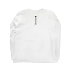 ©satch  [SHEAVESMUSIC/littlesheave]の時計B縦「足跡を残して」より　©satch Long Sleeve T-Shirt :back