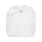 シュウマイのバニラ味の焼き鮭定食くま Long Sleeve T-Shirt :back