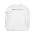 StrangeTwist -ストレンジツイスト-のDon't close your eyes ロングスリーブTシャツの裏面