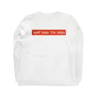 asap_HTHのA$AP Hope This Helps ロングスリーブTシャツの裏面