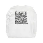 takopon_LINEの迷路 Long Sleeve T-Shirt :back