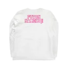 フトンナメクジのI LOVE MUSIC - アイラヴミュージック ドラムVer. ロングスリーブTシャツの裏面