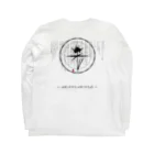 SIZUKI.のamane - White 【雨音-amane-】  Long Sleeve T-Shirt :back