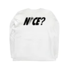 StrangeTwist -ストレンジツイスト-のNICEでしかない ロングスリーブTシャツの裏面