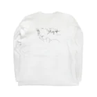 saerinkoのシンプルガール(バックプリント) Long Sleeve T-Shirt :back