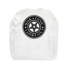 AURA_HYSTERICAのMISKATONIC UNIVERSITY ロングスリーブTシャツの裏面