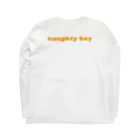 naughty boyのnaughty boy LOGO Long Sleeve T-Shirt :back