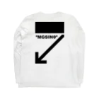 理系 ファッションのmgsinθ Long Sleeve T-Shirt :back