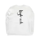 ぽんぽこマーケットのhigh risk-w Long Sleeve T-Shirt :back