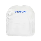 かしわのOYASUMI チルアウトガール(melon cream soda) ロングスリーブTシャツの裏面