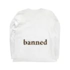 bannedのbanned レオパード ロングスリーブTシャツの裏面