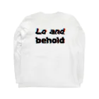 Lo and beholdのアナログロゴ Long Sleeve T-Shirt :back