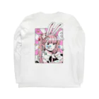 ざきよしちゃんのうさぎメイド Long Sleeve T-Shirt :back