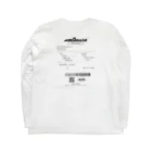 neethouseのRECEIPT Long Sleeve T-Shirt :back